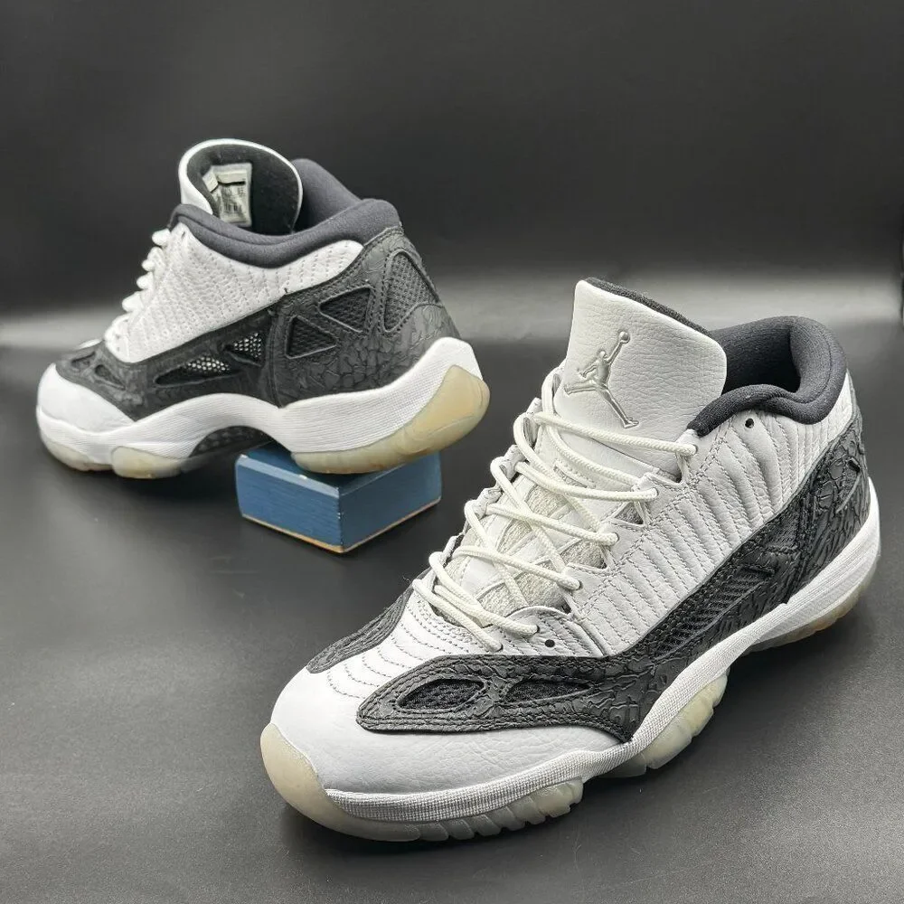 Air Jordan 11 Retro Low IE 'White Black'